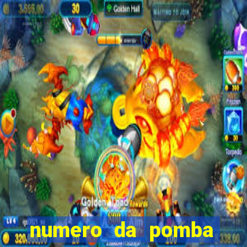 numero da pomba jogo do bicho